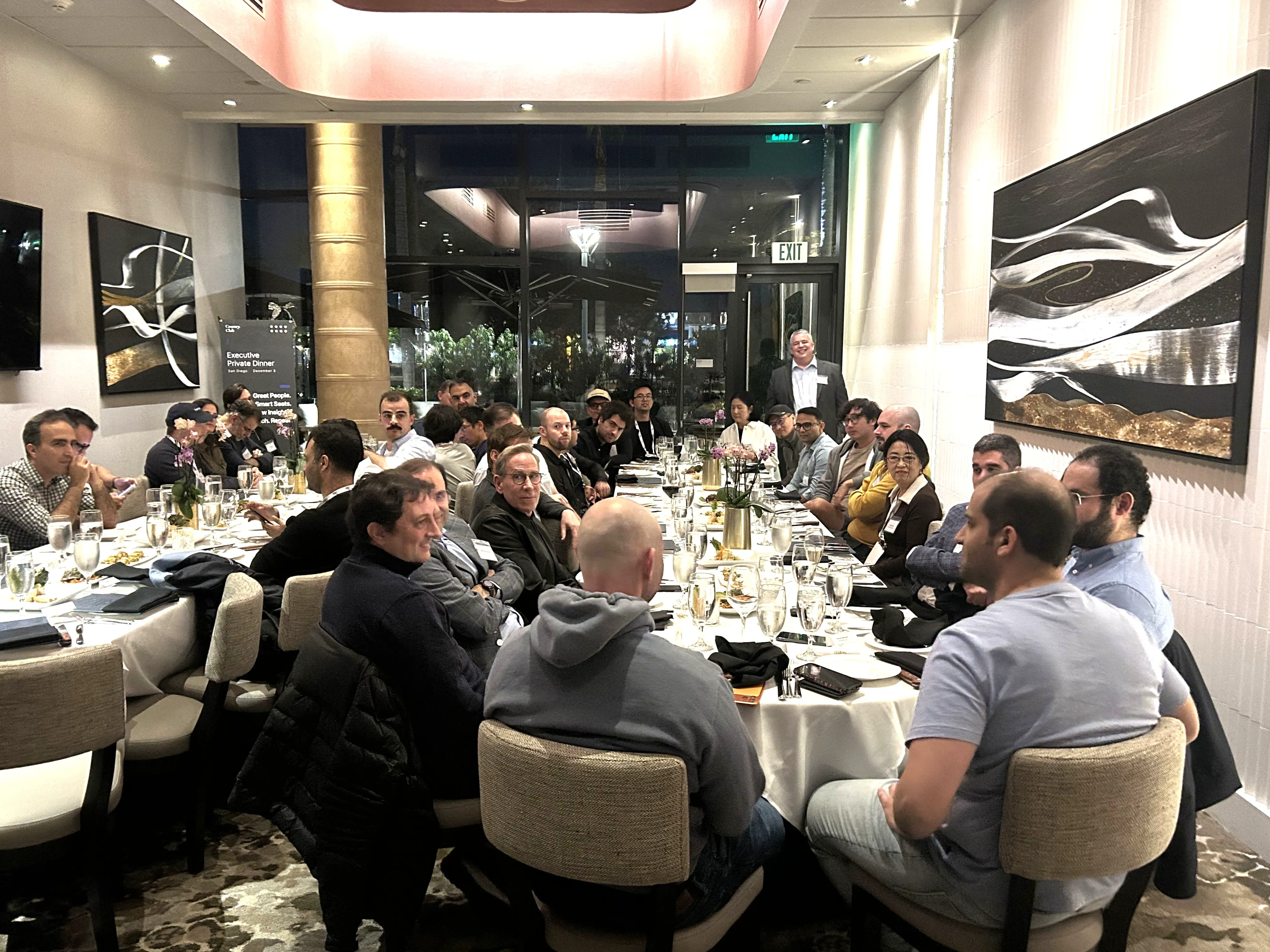 Full room engagement at Mastro's Ocean Club